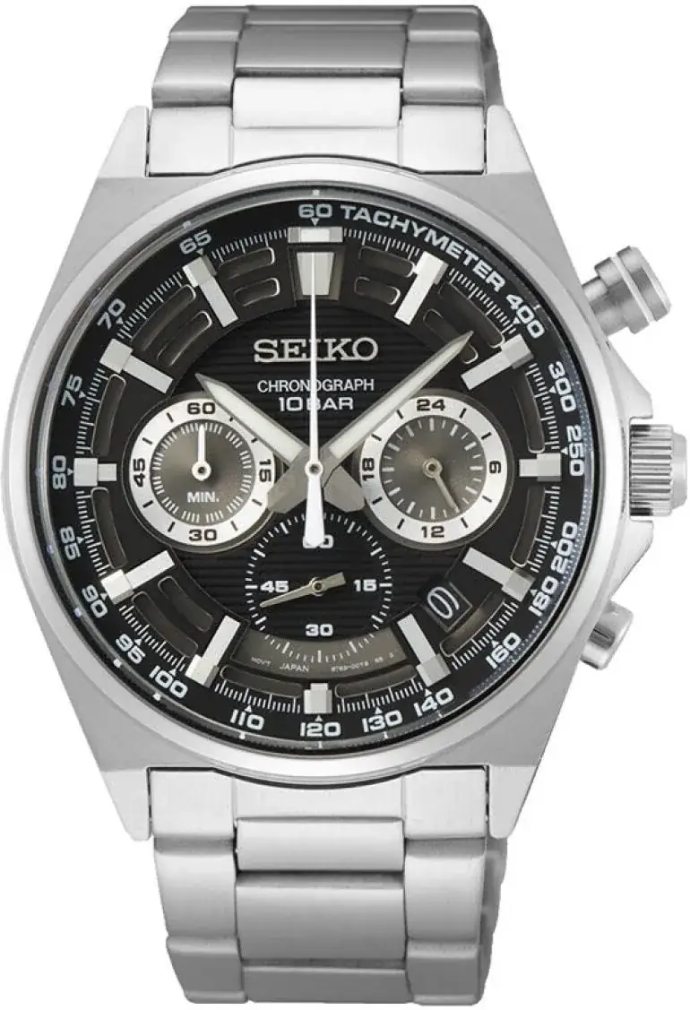 Seiko Cronógrafo SSB397P1 (esfera negra)